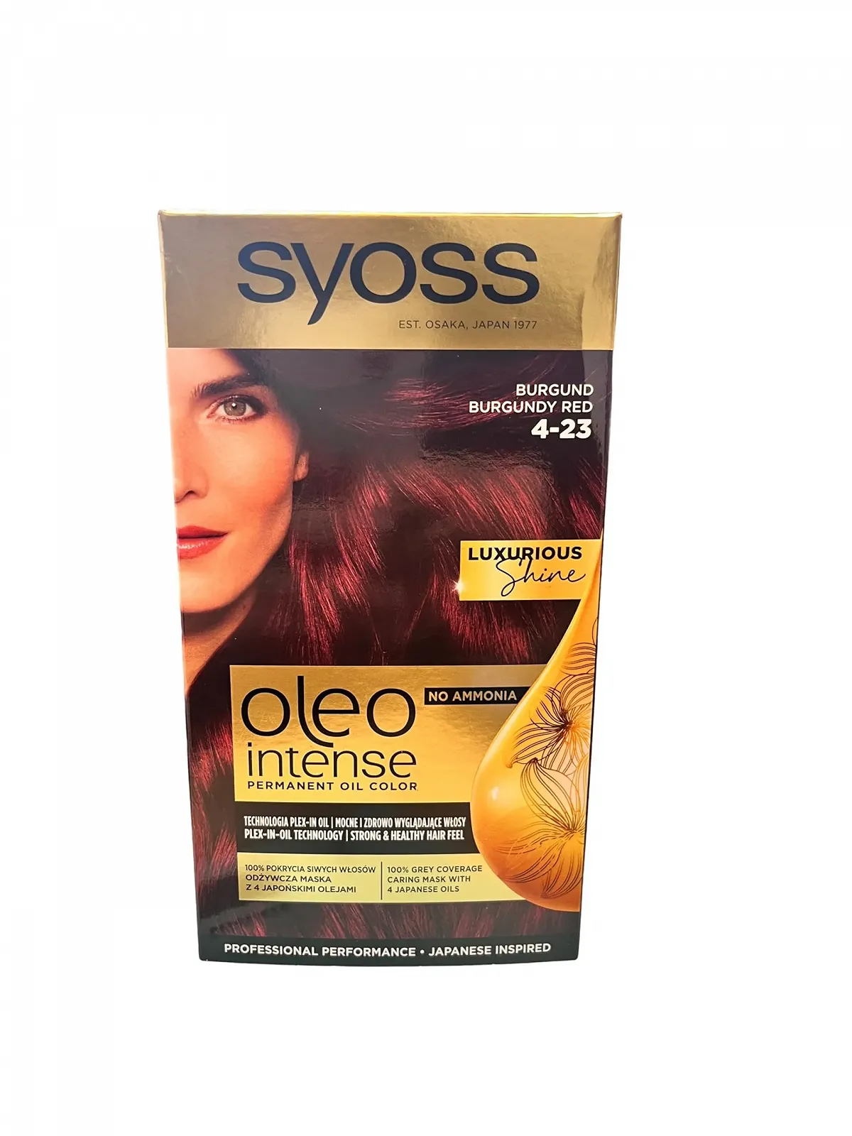 Краска Syoss Oleo Intense 4-23 Бургундский Красный, 3 x 115 мл, фото №1 Краска Syoss Oleo Intense 4-23 Бургундский Красный, 3 x 115 мл, фото №1