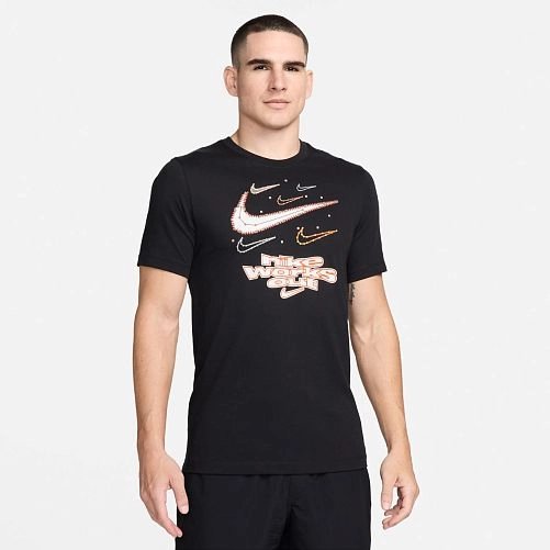 Футболка Nike Iykyk Su24 Fv8372-010 Черный Размер L, фото №1