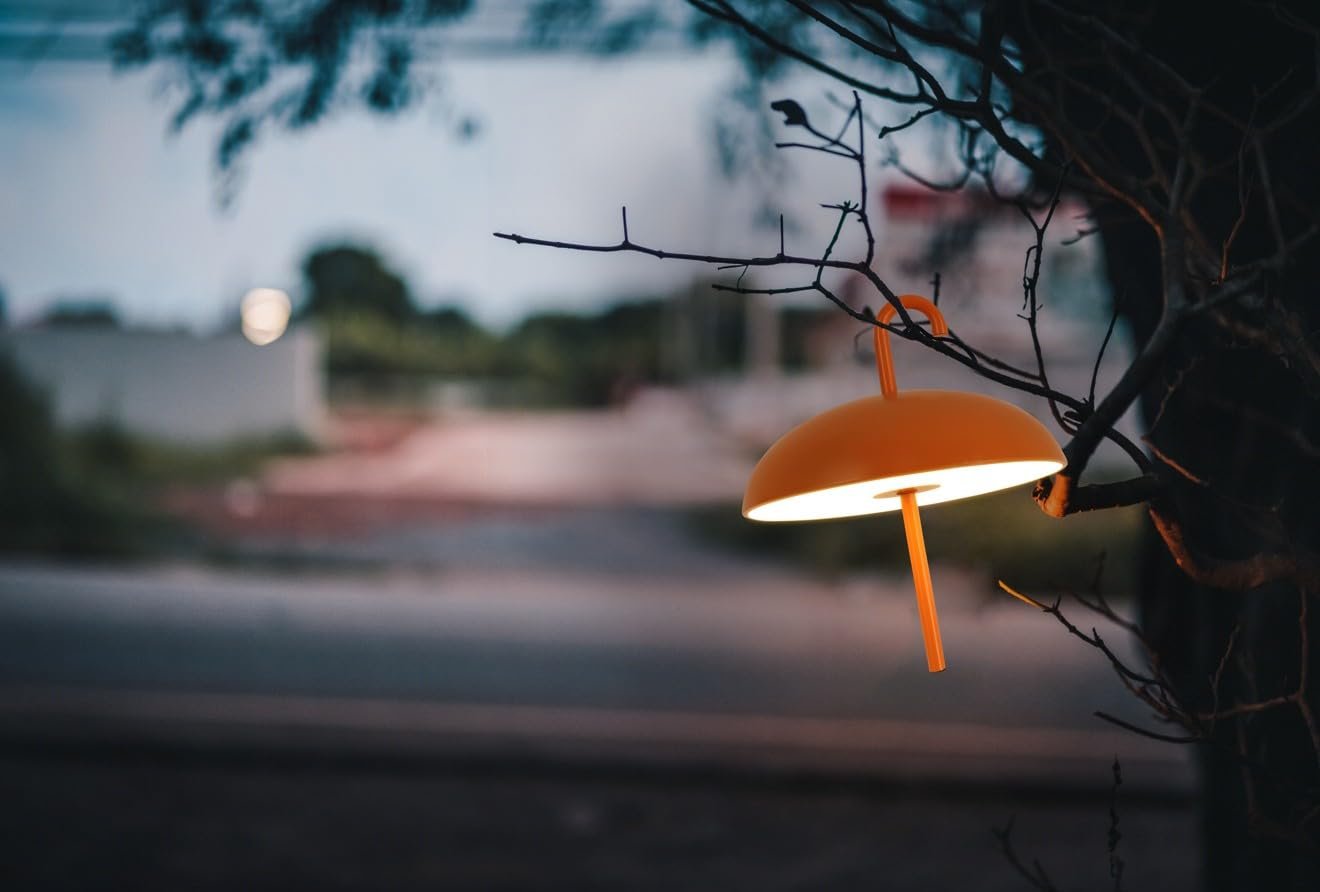 Настільна лампа ONNENKERZE Umbrella Акумуляторна 3-в-1 USB-C Жовта, фото №7