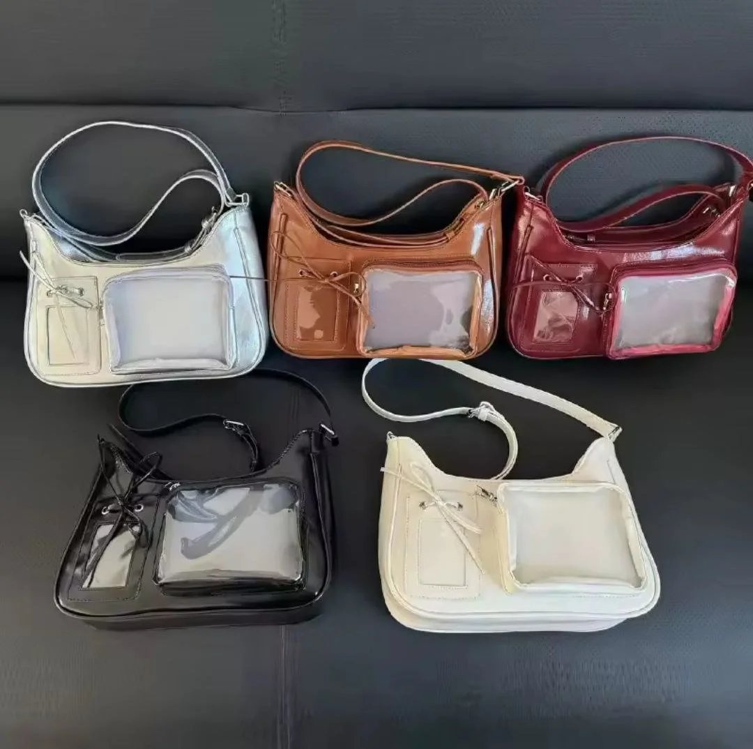 Модная черная женская сумка, фото №2