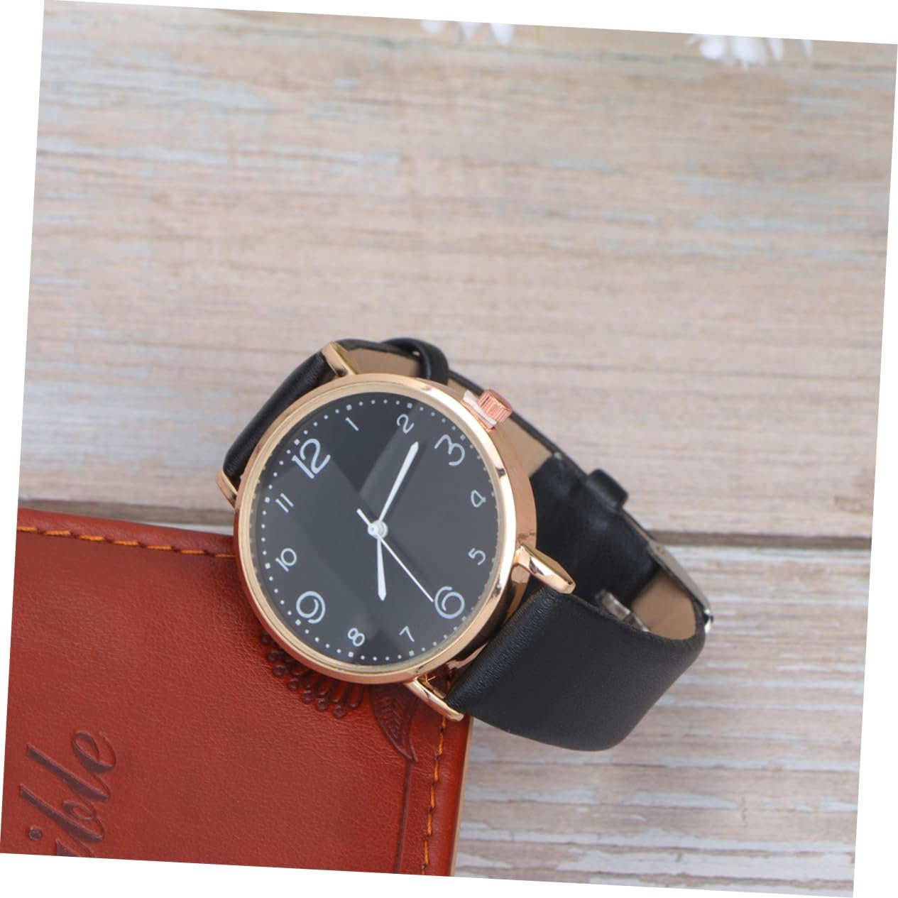 Часы кварцевые PartyKindom Женские Ремешок из искусственной кожи, фото №8