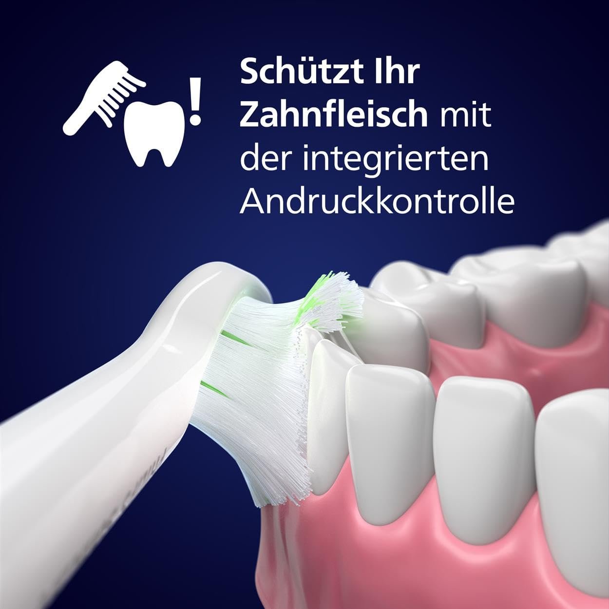 Зубная электрощетка Philips Sonicare 5300 HX7108/04 звуковая 2 уровня интенсивности Белый, фото №5