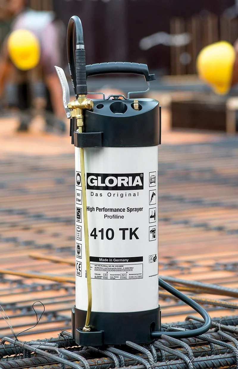 Высокопроизводительный опрыскиватель Gloria 410TKProfi 10 л маслостойкая сталь, фото №2