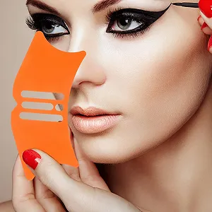 Трафарет для підводки очей minkissy, аплікатор synthetic.ua - Фото 1