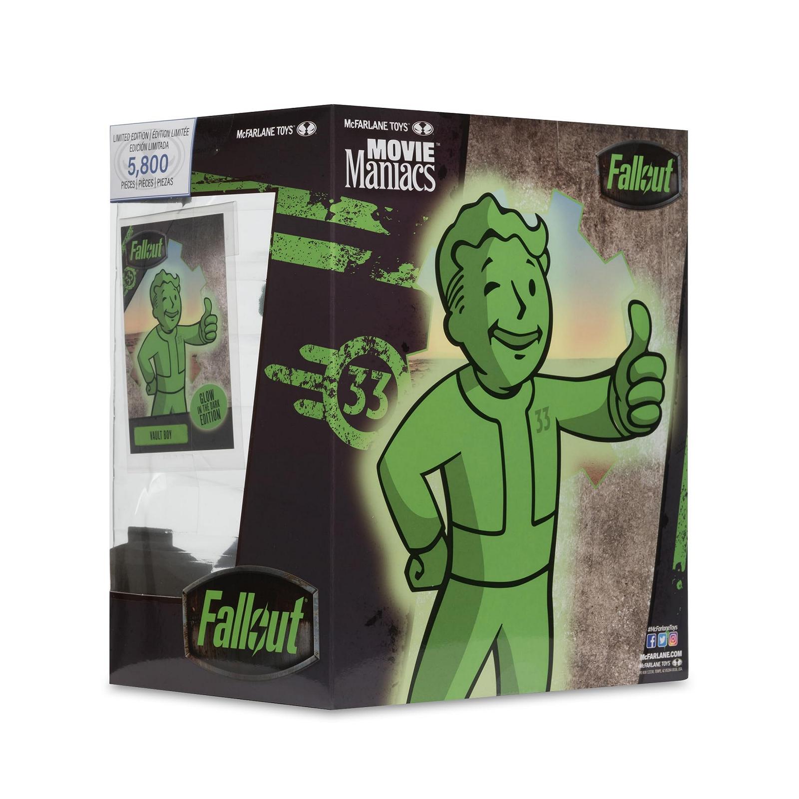 Фігурка McFarlane Fallout Vault Boy, що світиться в темряві, серія Gold Label, 5 дюймів, фото №10