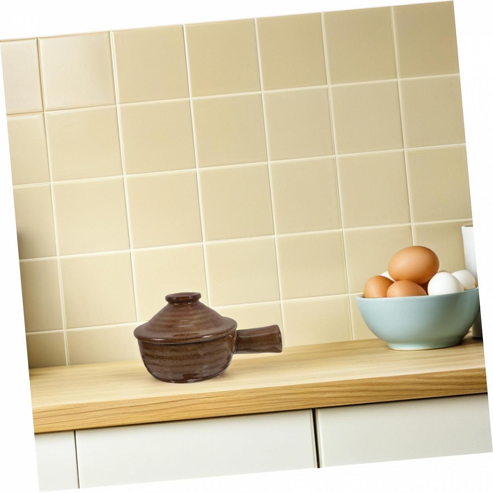 Набор керамических горшков Mobestech для микроволновой печи с крышкой 2 шт., фото №6