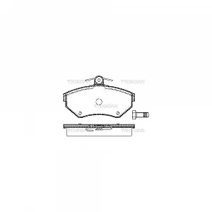 Комплект тормозных колодок, дисковый тормоз TRISCAN 8110 29010 Передняя ось AUDI VW - Фото 1