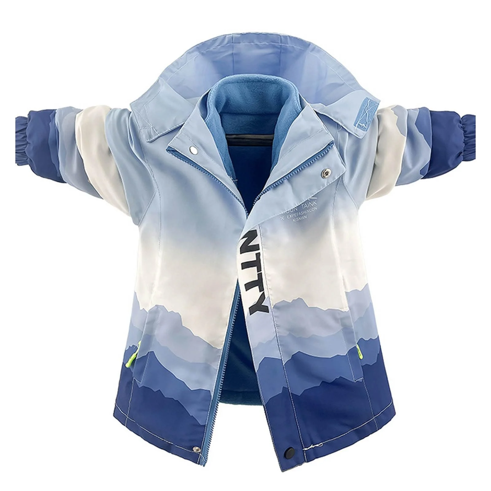 Дитяча утеплена дощова куртка Beokeuioe для хлопчиків, фото №5 Дитяча утеплена дощова куртка Beokeuioe для хлопчиків, фото №5