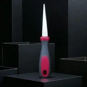 Надфіль для заточування алмазний Двосторонній плоский вигнутий з нековзною ручкою synthetic.ua - Фото 1