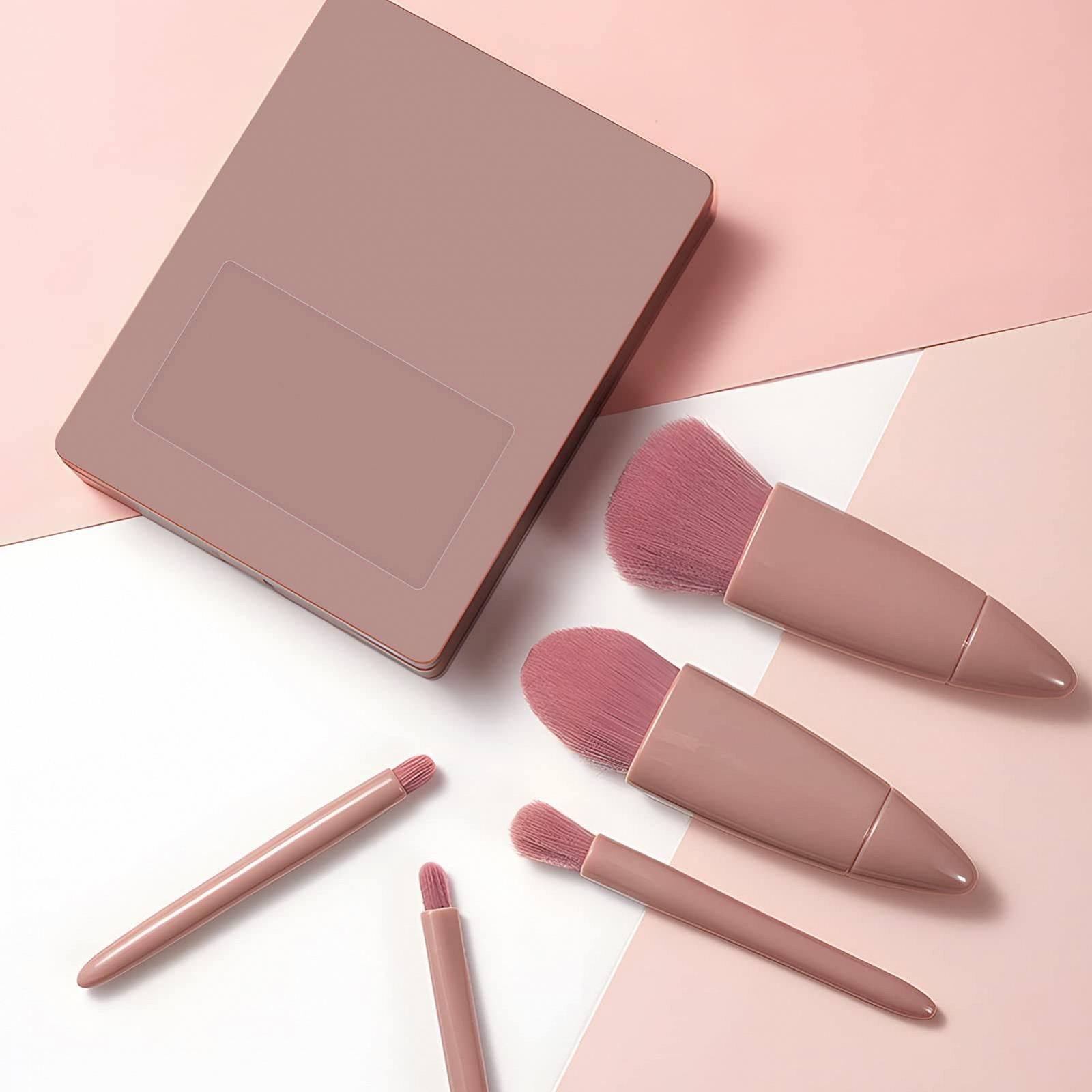 Набір Unaone Professional Makeup Brush з дзеркальною коробкою 5 шт., фото №4