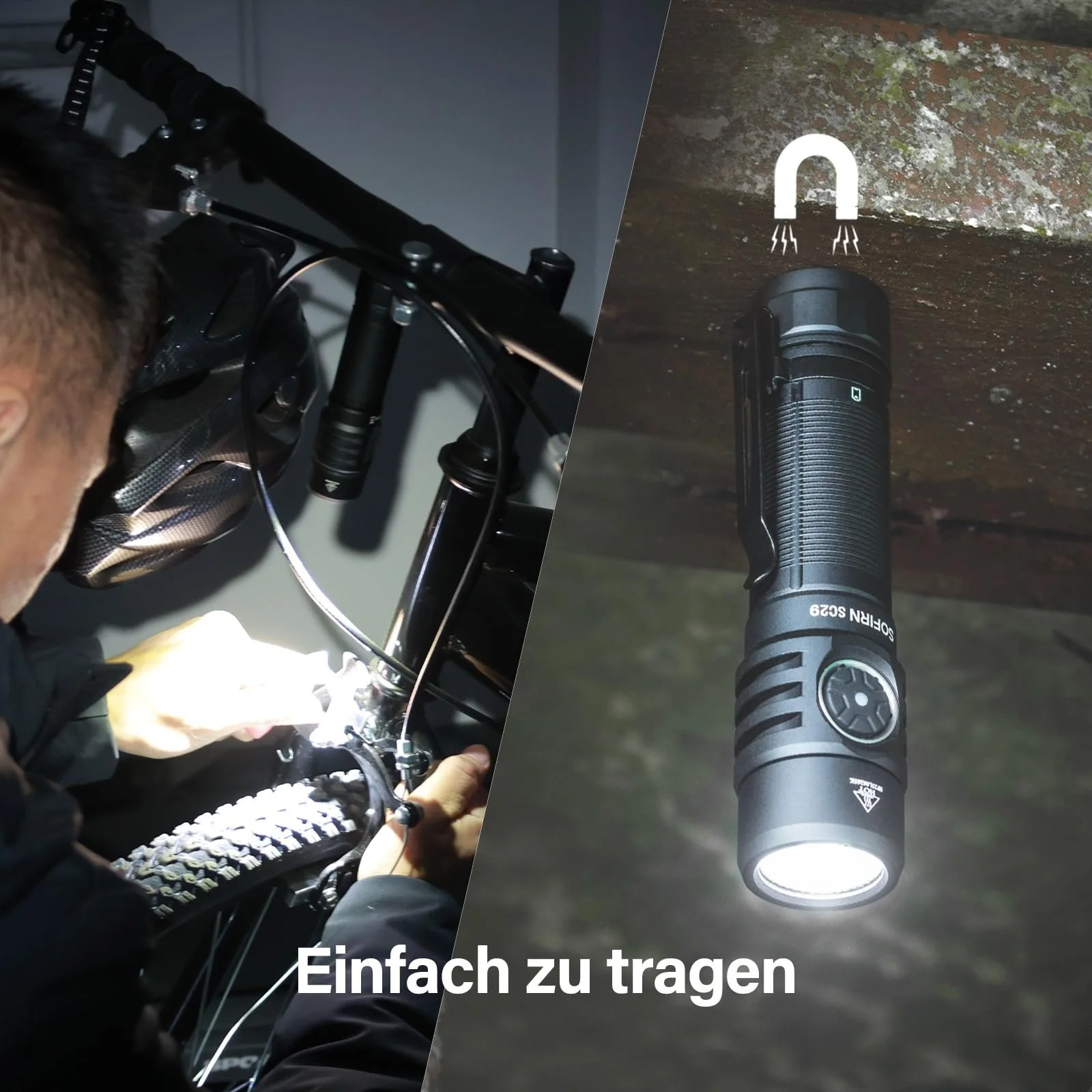 Фонарь Sofirn SC29 LED USB C Перезаряжаемый 3000 люмен Супер Яркий EDC Ручной Фонарь для спорта на открытом воздухе Пешего туризма Кемпинга, фото №3