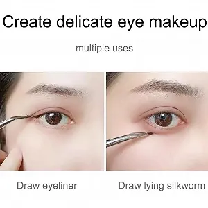 Пензлі для макіяжу з довгою ручкою для підводки очей, вій, брів synthetic.ua - Фото 1