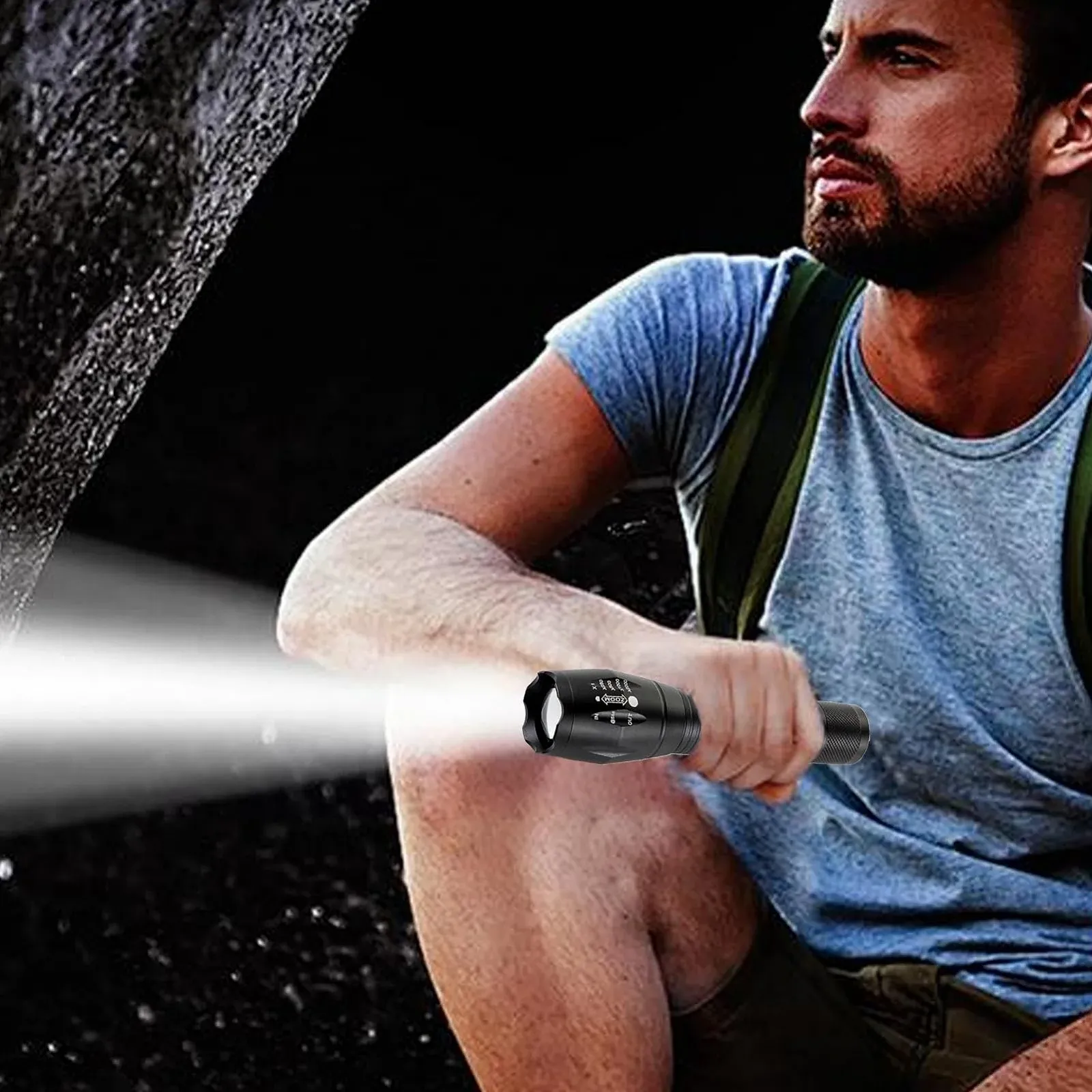 Ручной УФ фонарь Generisch с УФ и белым светом, зумом, фото №4 Ручной УФ фонарь Generisch с УФ и белым светом, зумом, фото №4