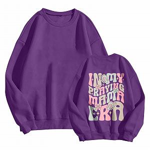 Женский Свитшот Generisch Свободный крой Кружевные вставки Длинный рукав - Фото 1