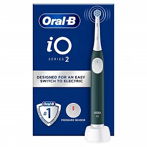 Електрична зубна щітка Oral-B iO 2 Темно-зелена для дорослих - Фото 1