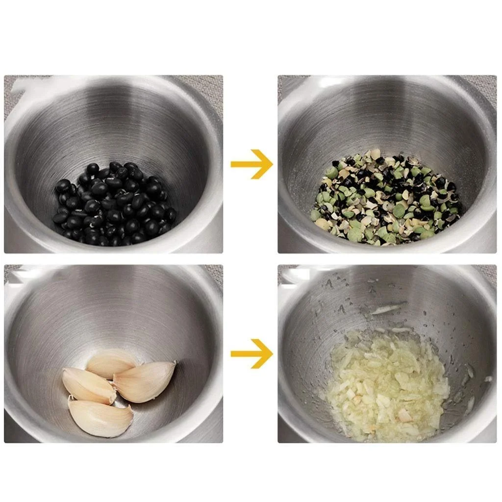 Набір ступки і товкачика з нержавіючої сталі, фото №9