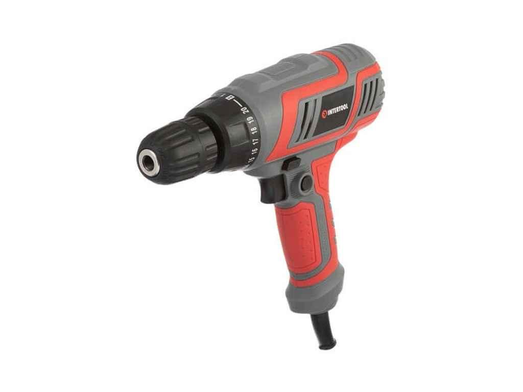 Дриль-шуруповерт електричний 320 Вт 220 В 0-750 об/хв 1.0-10 мм DT-0103 ТМ INTERTOOL, фото №1 Дриль-шуруповерт електричний 320 Вт 220 В 0-750 об/хв 1.0-10 мм DT-0103 ТМ INTERTOOL, фото №1