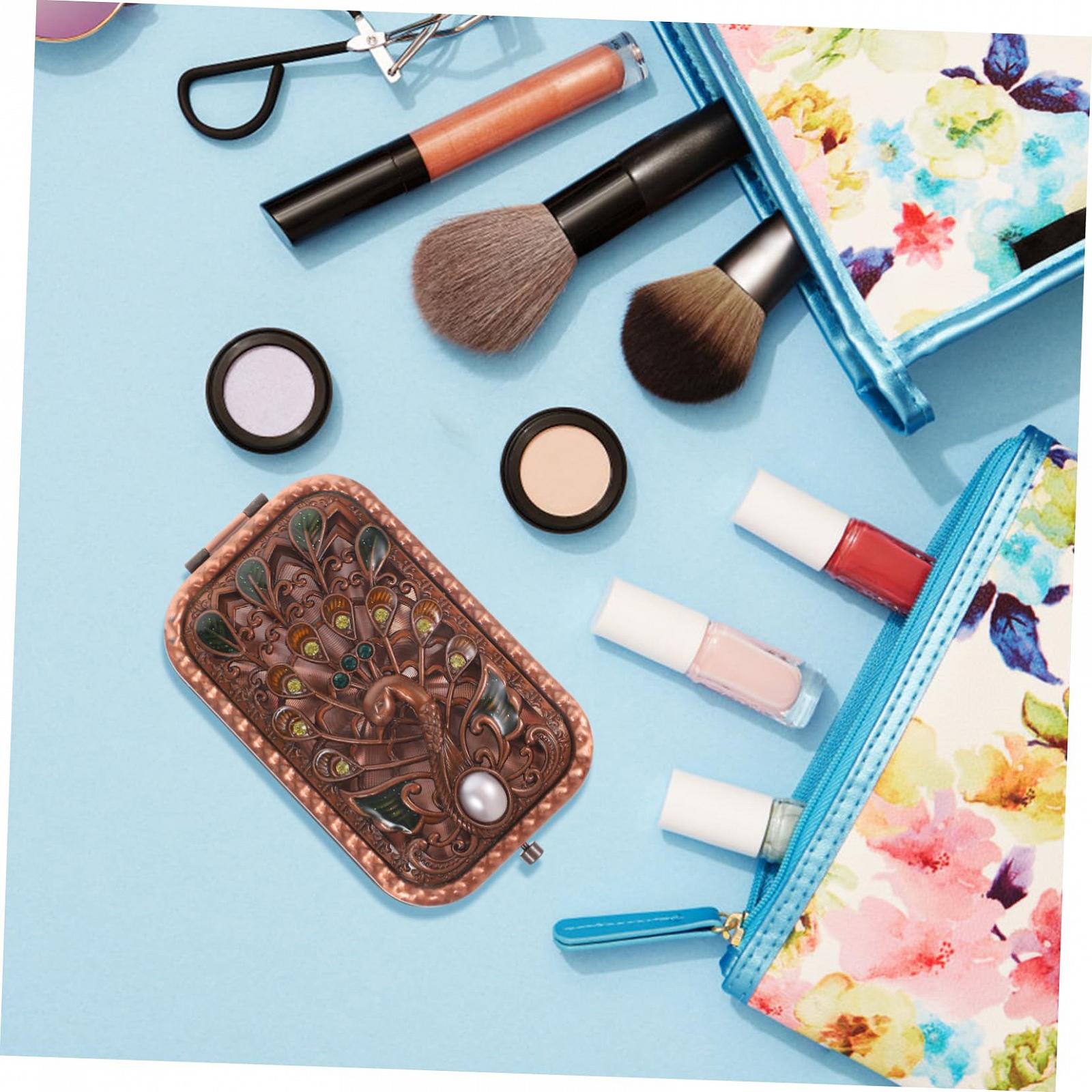 Дзеркало Angoily 3St Pfau Schminkspiegel Reisebrieftasche двустороннее Мини Алюминиевое, фото №4 Дзеркало Angoily 3St Pfau Schminkspiegel Reisebrieftasche двустороннее Мини Алюминиевое, фото №4