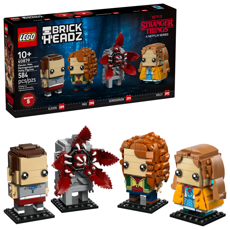 Конструктор Лего LEGO Brick Headz 40879 Фігурки Од Макса Демогоргон Холлі, фото №1 Конструктор Лего LEGO Brick Headz 40879 Фігурки Од Макса Демогоргон Холлі, фото №1