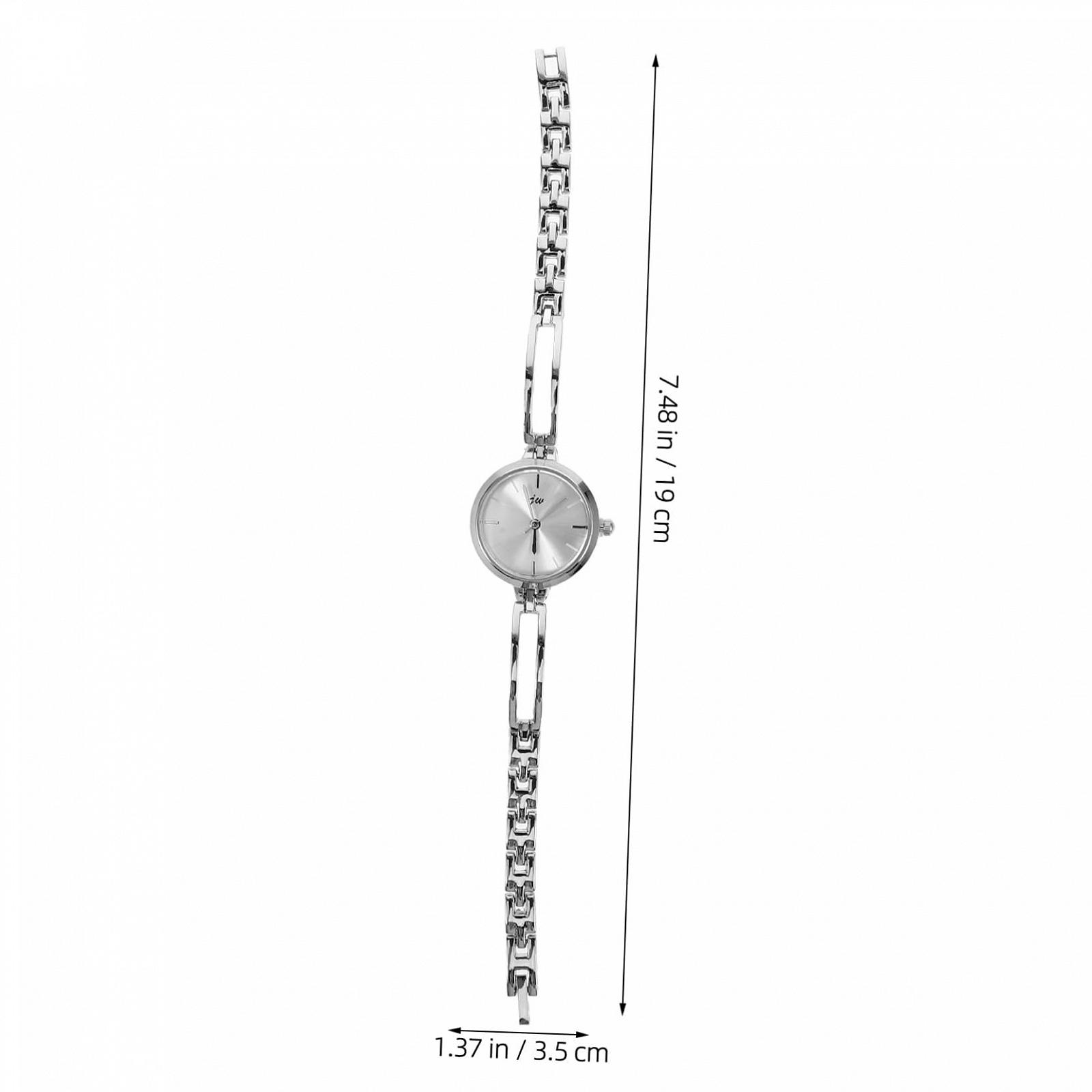 Кварцевые Часы Healvian Женские Серебряные Белые, фото №2