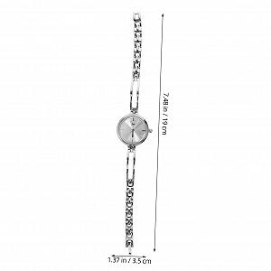 Кварцевые Часы Healvian Женские Серебряные Белые synthetic.ua - Фото 1