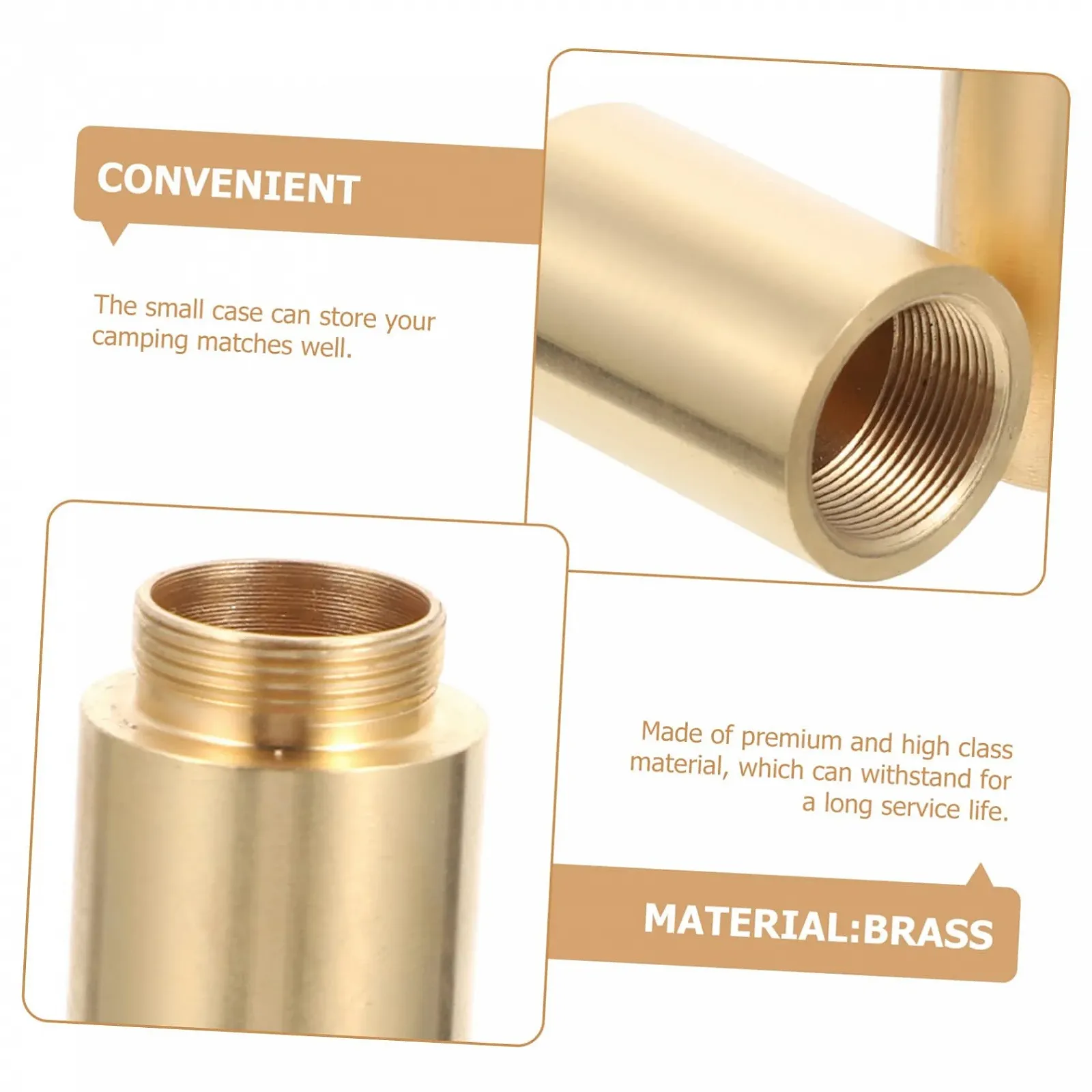 Коробка для зберігання WESIEVYA, водонепроникна, латунна, фото №5