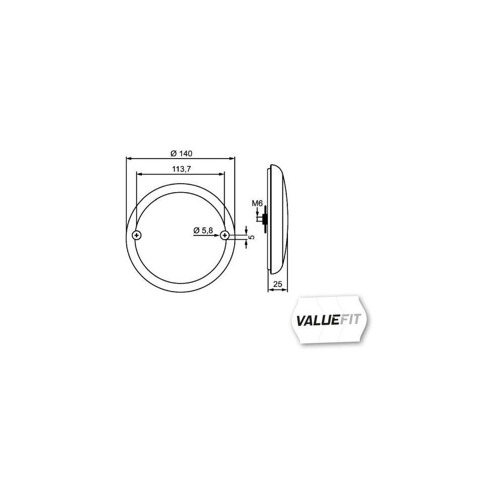 Задній ліхтар HELLA VALUEFIT 2NR 357 026-251 лівий, правий, фото №1
