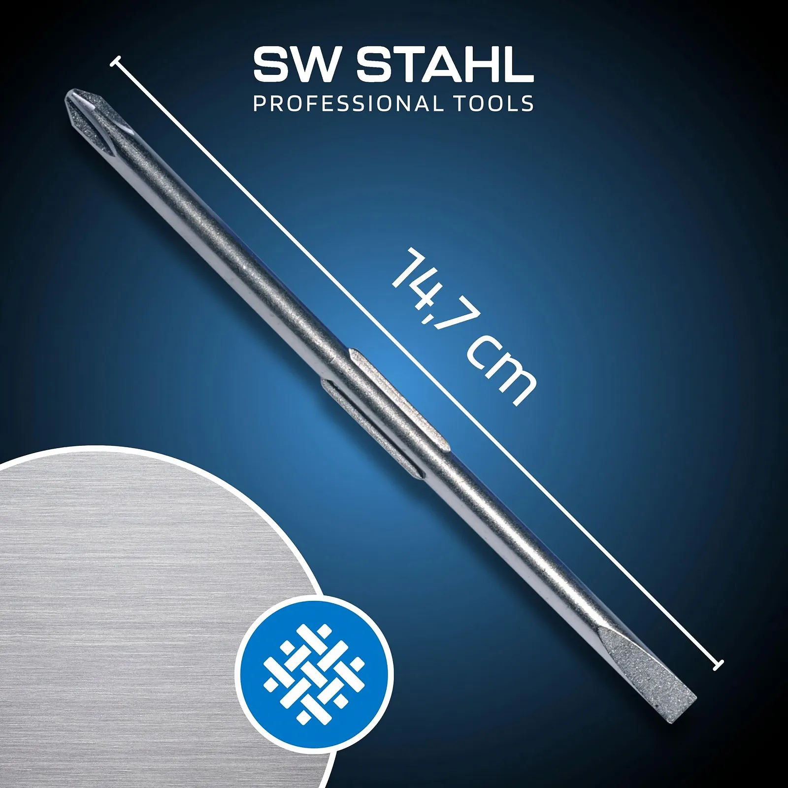 Викрутка переставна SW-Stahl 31100SB PH2/Slot 147 мм, фото №5