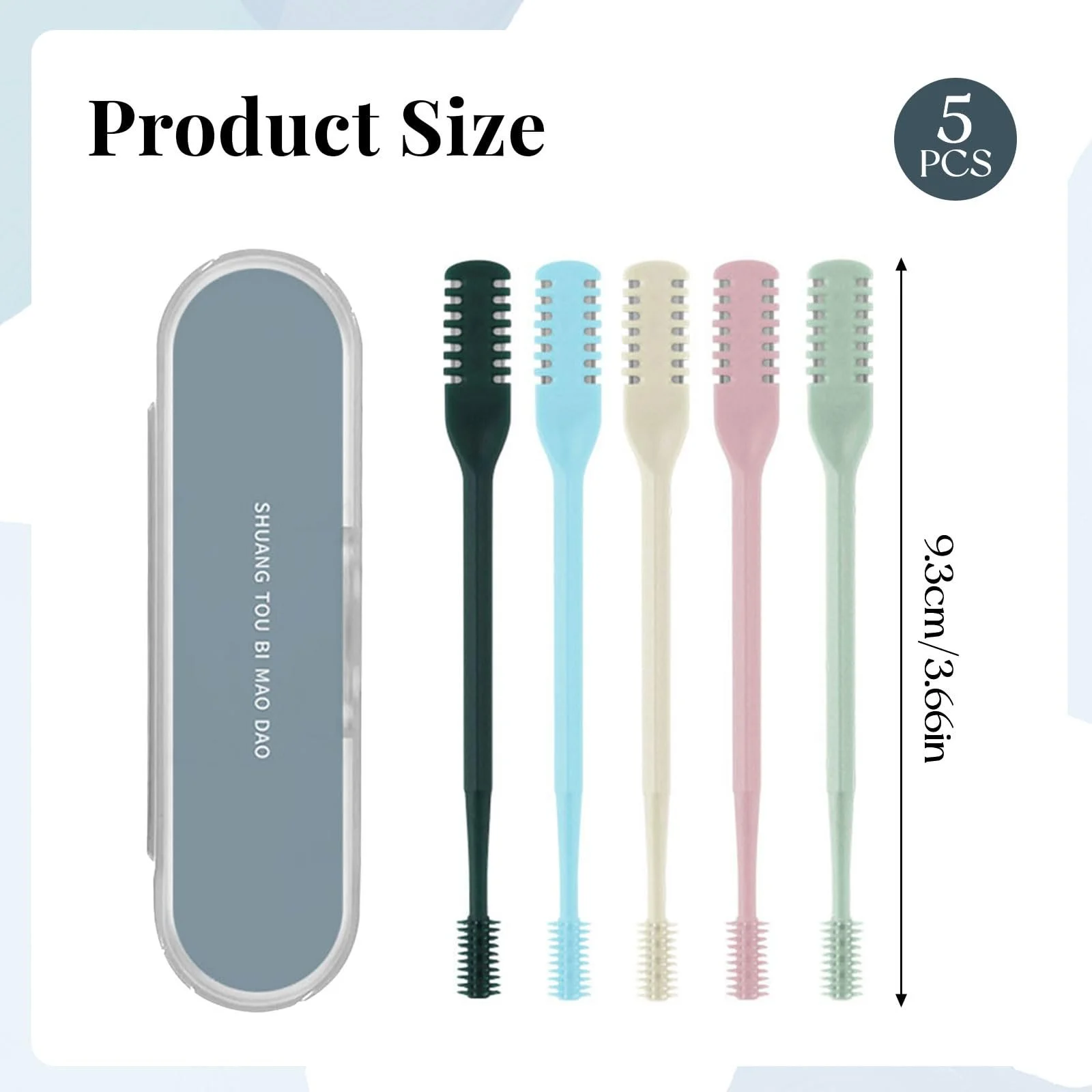 Набір YEJAHY 2-в-1 тример для стрижки носових волосків Без електрики 5 кольорів, фото №2