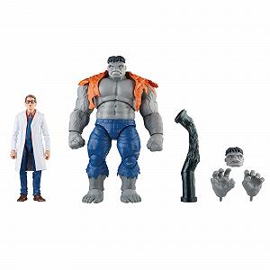 Фігурки Marvel Hasbro Legends Series Сірий Халк і Доктор Брюс Беннер Avengers 60th Anniversary, 15 см - Фото 1