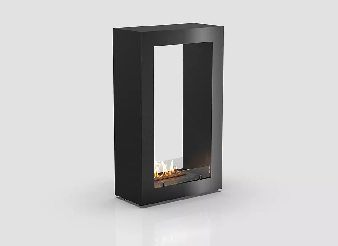 Напольный камин на биотопливе Gloss Fire Lord Черный, фото №1
