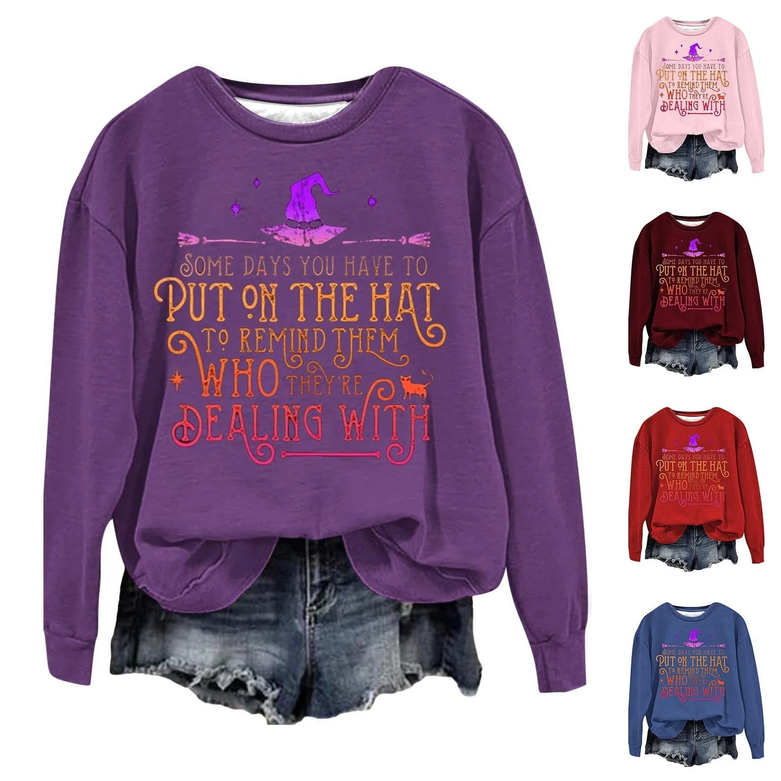 Світшот з довгими рукавами, Хелловін, фото №1