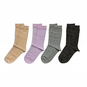 Носки RAFRAY Glitzer, женские, 4 пары, размер 36-40 synthetic.ua - Фото 1