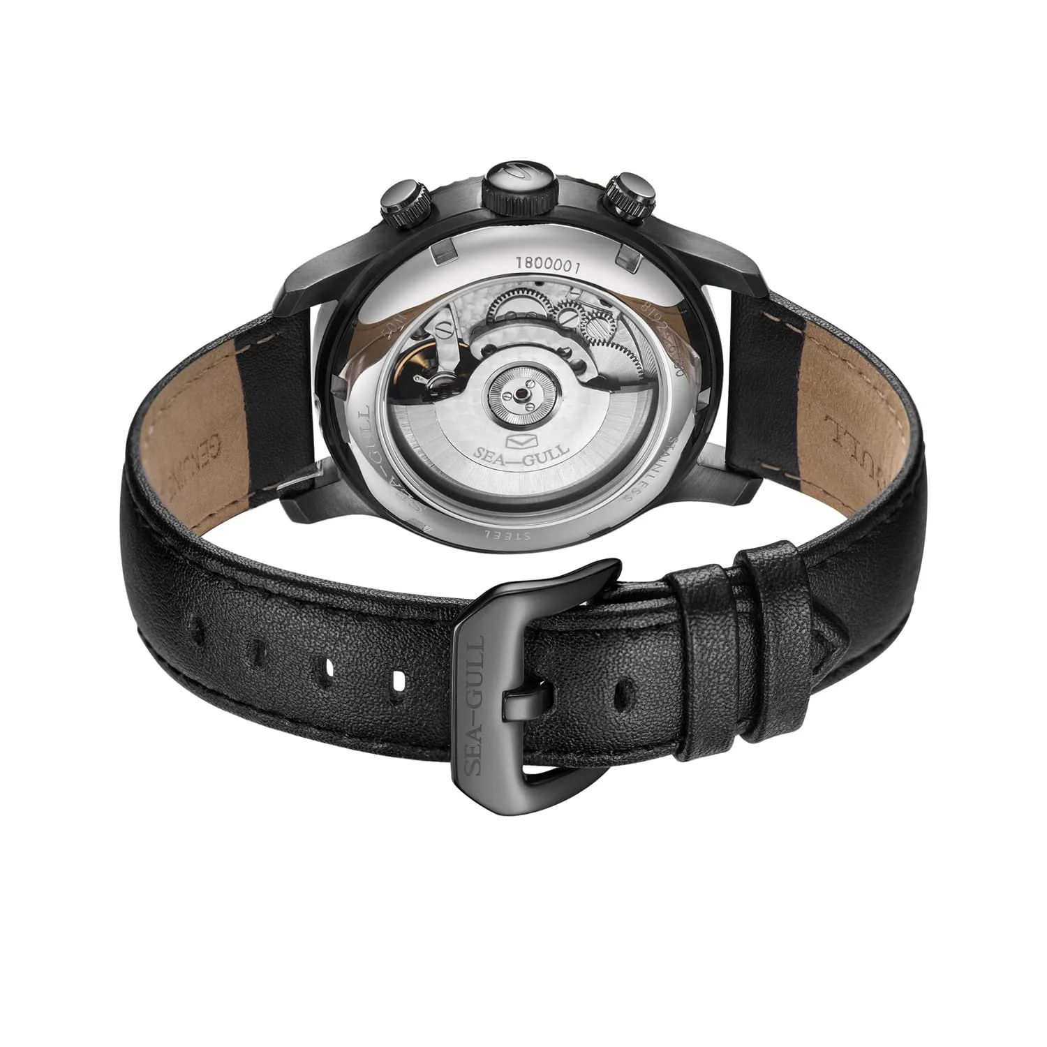 Мужские Часы Seagull 1963 Спортивные Многофункциональные Сапфировые Люминесцентные Автоматические Механические Часы Пилот Серии, Черные, Простые, фото №3 Мужские Часы Seagull 1963 Спортивные Многофункциональные Сапфировые Люминесцентные Автоматические Механические Часы Пилот Серии, Черные, Простые, фото №3