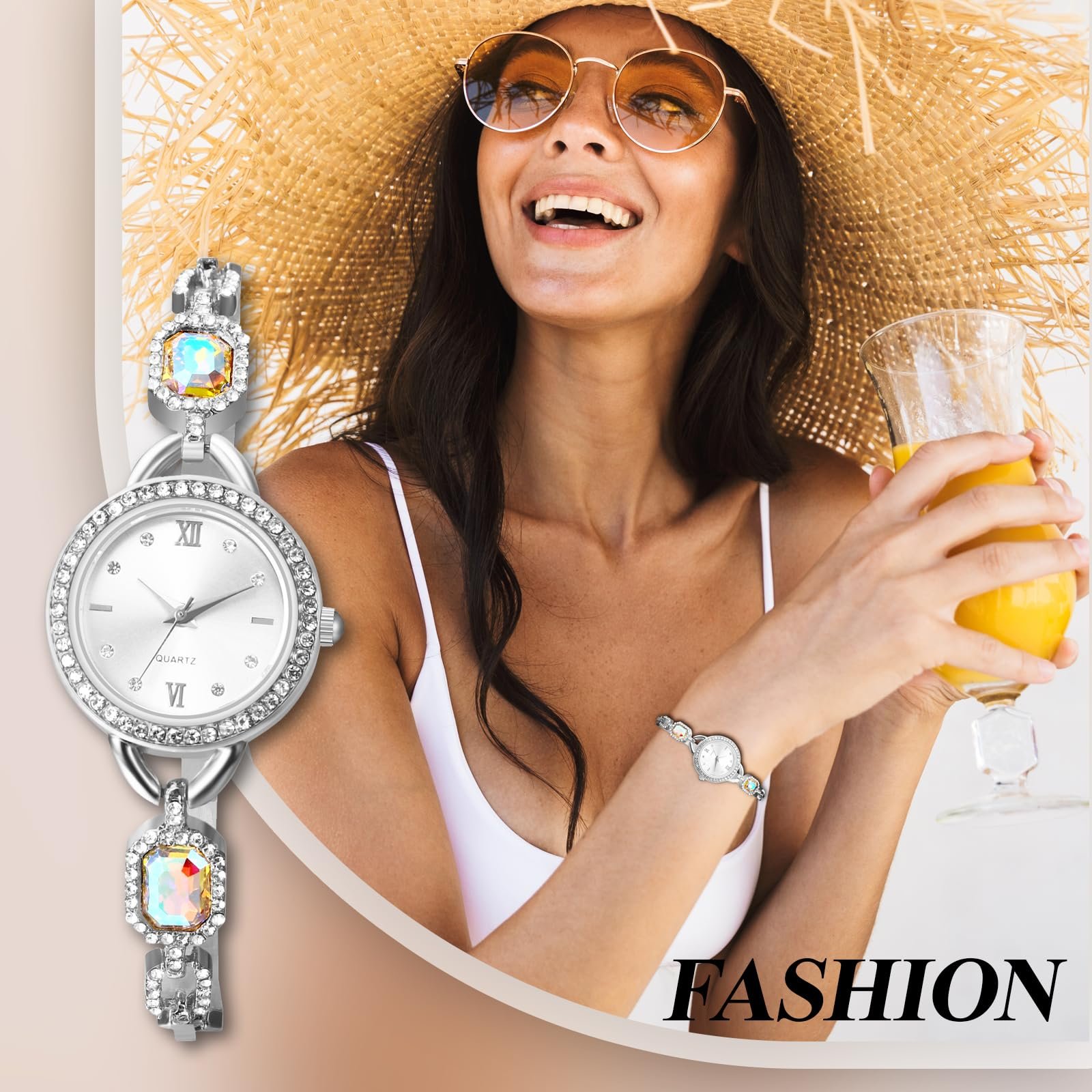 Жіночий годинник JewelryWe Кварцовий Аналоговий, фото №7