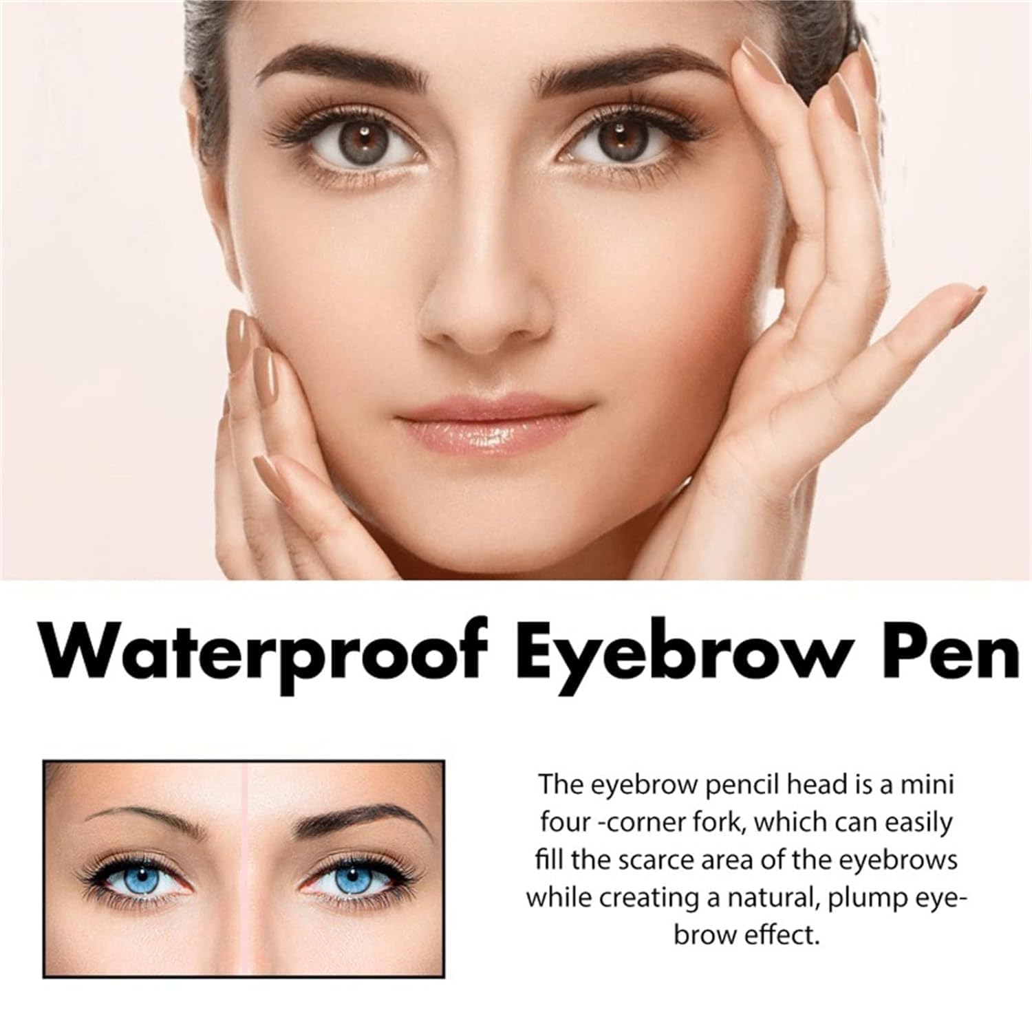 Олівець для Бровей Upgraded 2024 Eyebrow Pencil with 4 Fork Tips Темно-коричневий, фото №4 Олівець для Бровей Upgraded 2024 Eyebrow Pencil with 4 Fork Tips Темно-коричневий, фото №4