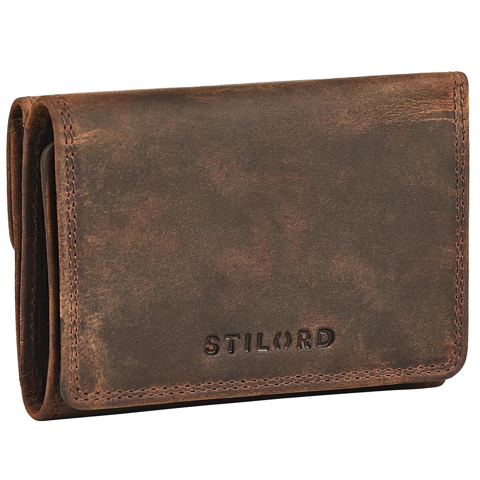 Кошелек STILORD Olive из натуральной кожи, средний, коричневый, фото №1