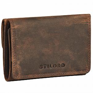 Кошелек STILORD Olive из натуральной кожи, средний, коричневый - Фото 1