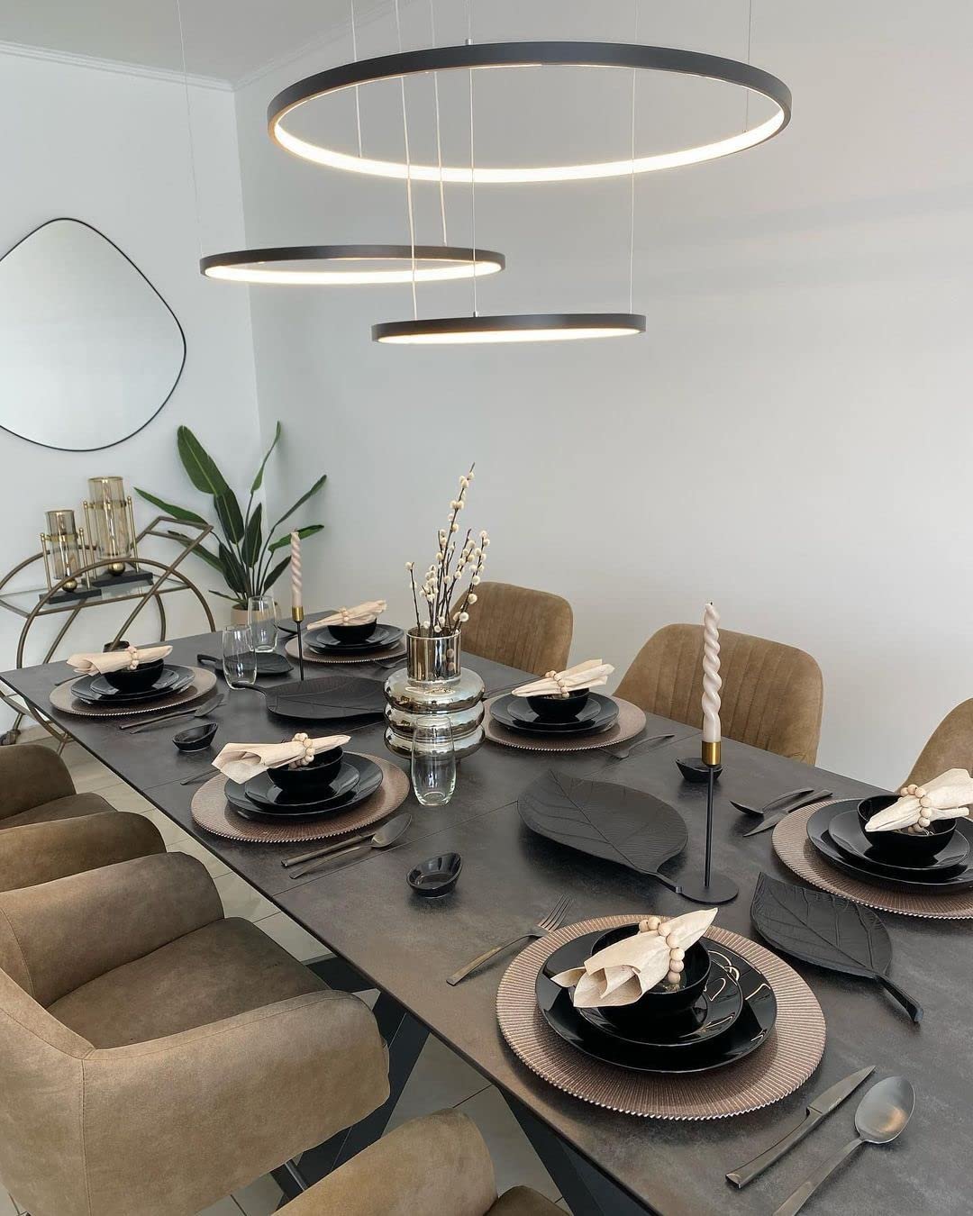 Набор столовых приборов ECHTWERK Avelino Black Edition, 16 предметов, до 4 человек, нержавеющая сталь 18/10, матовый, высококачественный, фото №7