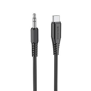 Аудио-кабель BOROFONE BL8 Type-C digital audio conversion cable Black BL8B - Фото 1