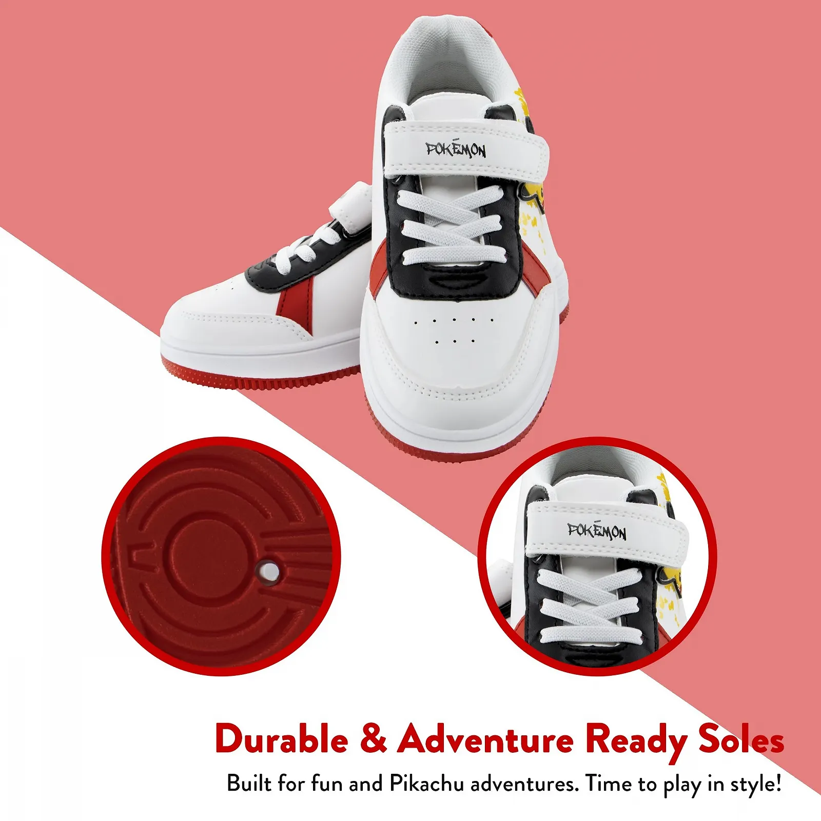 Кроссовки Pokemon Pikachu Официальный продукт для детей, фото №4