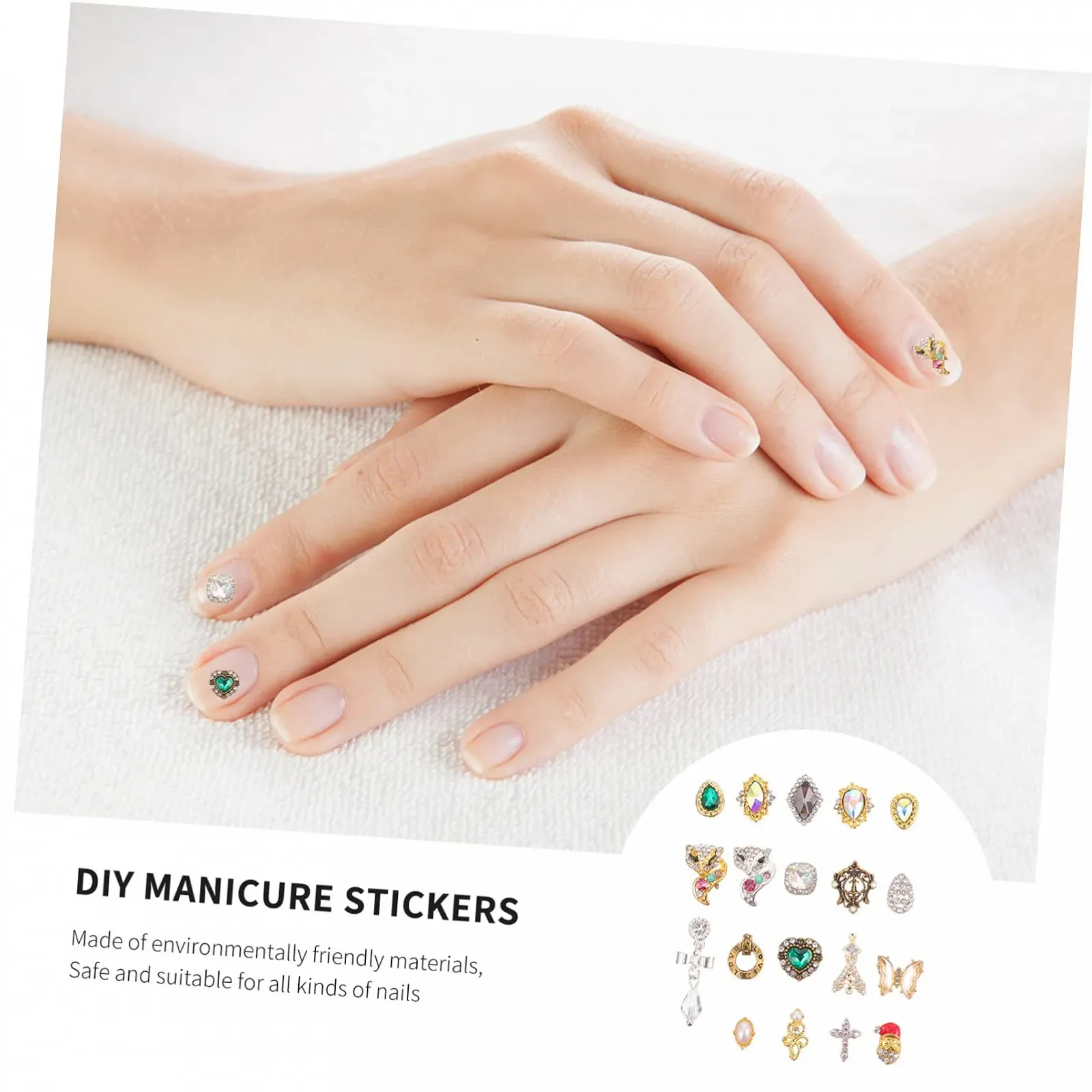 Стразы Тип PLAFOPE 50 шт. Камни для ногтей Кристаллы Декор Бриллианты для ногтей, фото №7