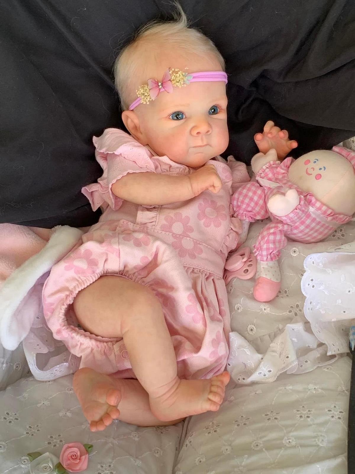 Лялька Zero pam Reborn Baby Girl 18-дюймова з повного силікону, фото №6