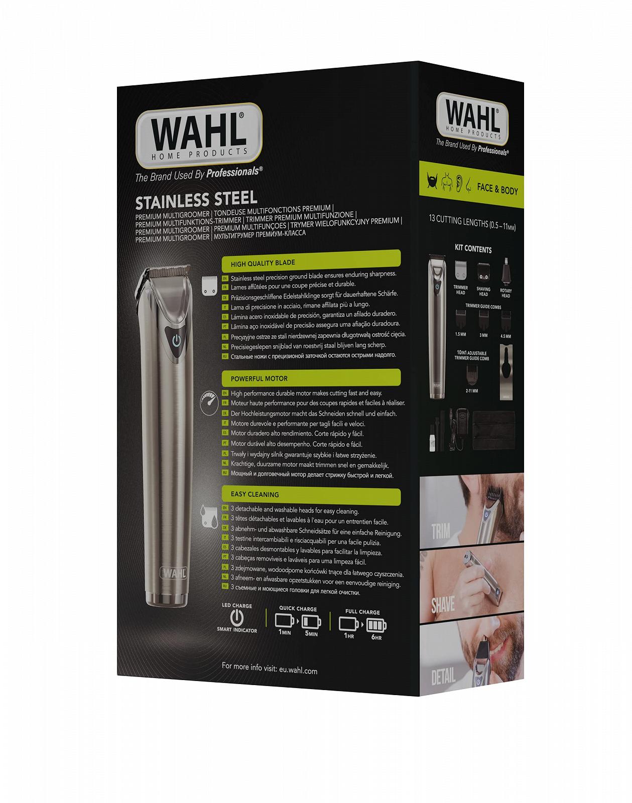 Набор Wahl для ухода за лицом и телом для мужчин Серебристый, фото №3