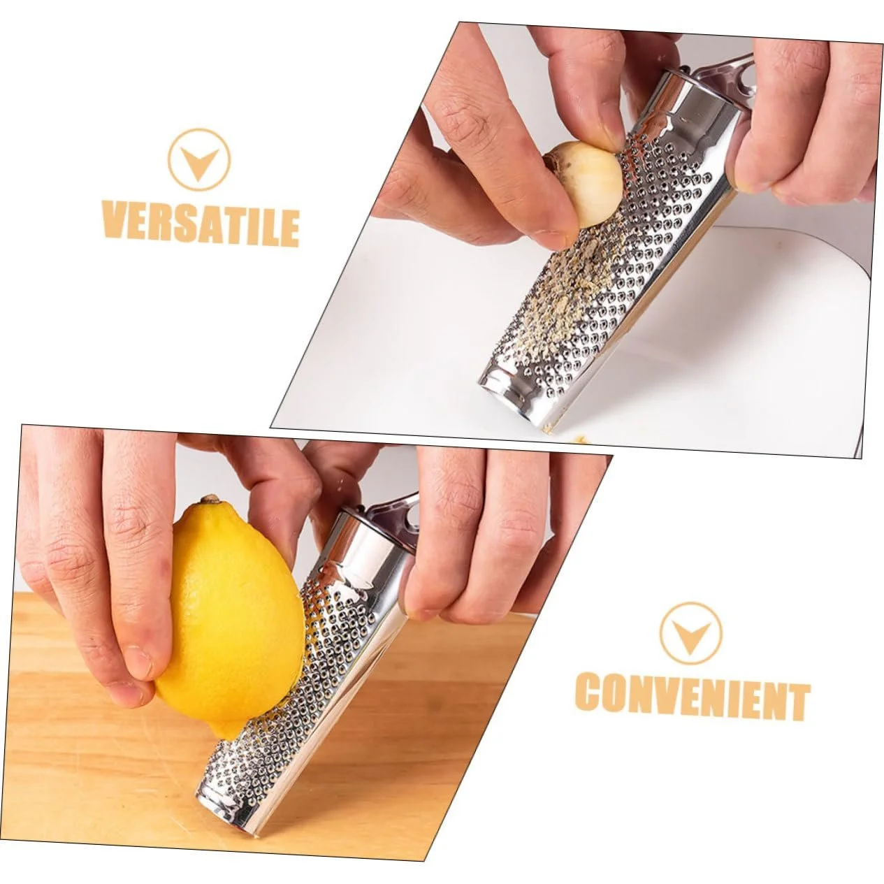 Терка Abaodam кухонна для імбиру, часнику та лимона портативна практична для ефективного приготування, проста у зберіганні та міцна для щоденного використання, фото №6 Терка Abaodam кухонна для імбиру, часнику та лимона портативна практична для ефективного приготування, проста у зберіганні та міцна для щоденного використання, фото №6
