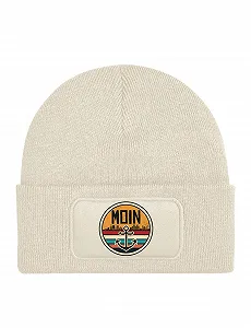 Дитяча зимова шапка Moin з принтом-висловом - Фото 1