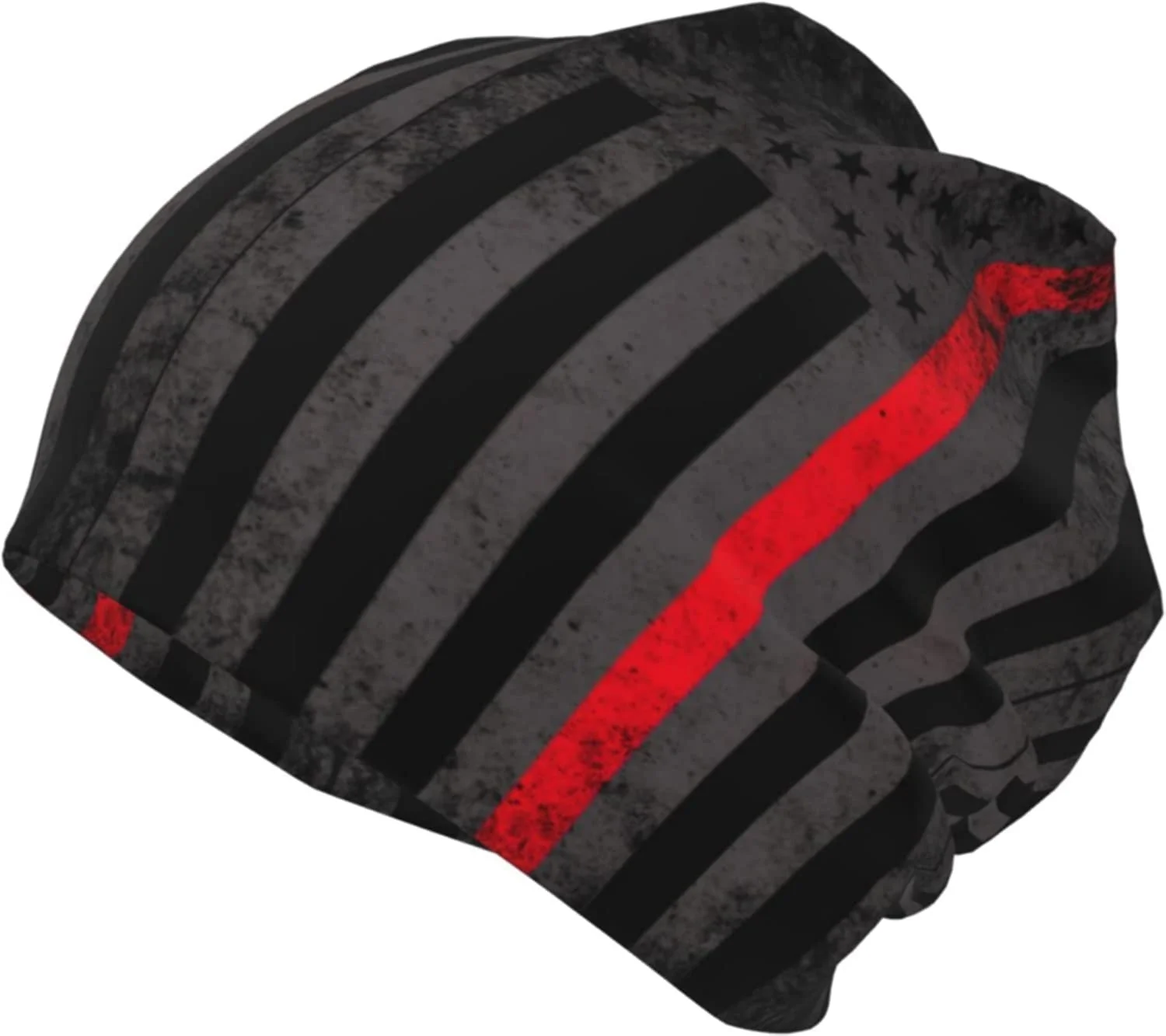 Шапка LOUJIN Fireman Thin Red Line для хлопчиків, slouchy, тепла в'язана, один розмір, фото №1