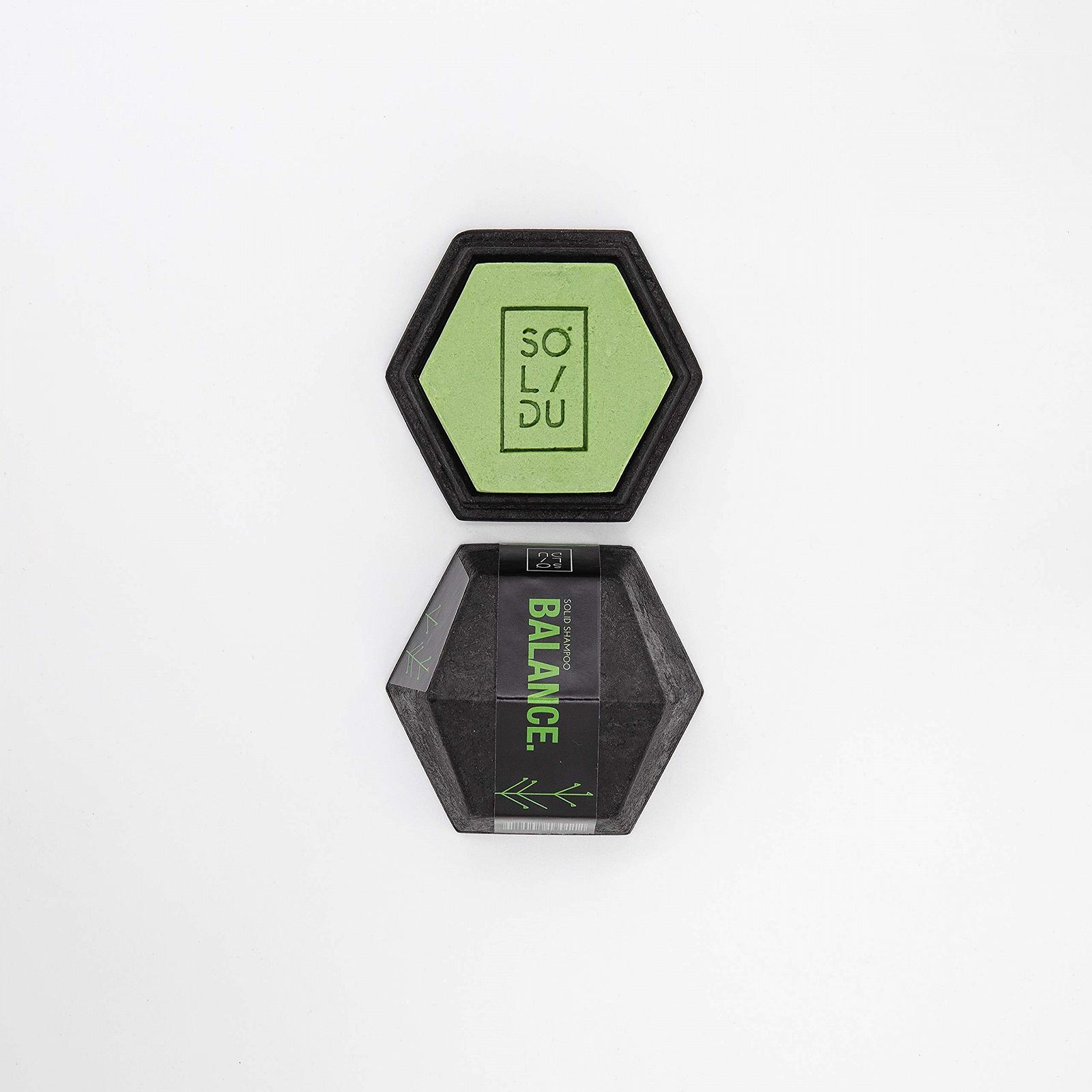 Твёрдый Solidu Shampoo Bar Balance для жирных волос 70г, фото №10