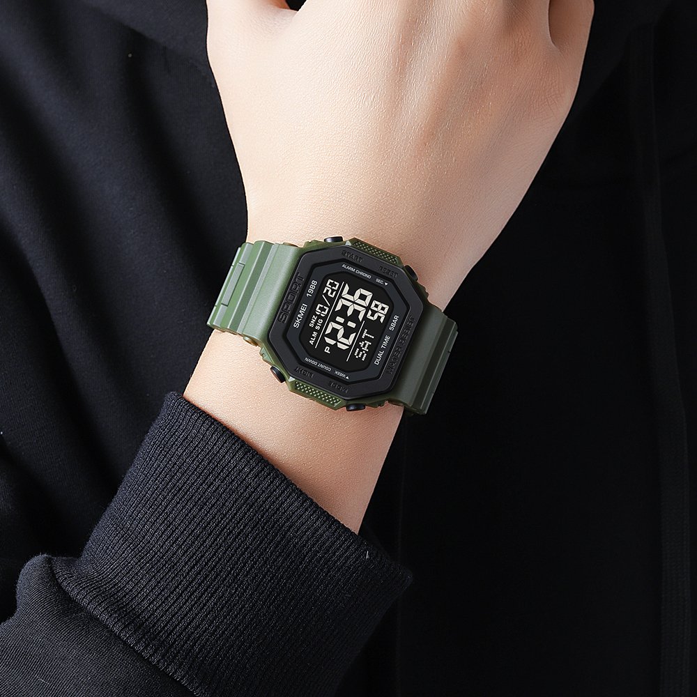 Годинник Skmei 1988AG Army-Green, фото №3