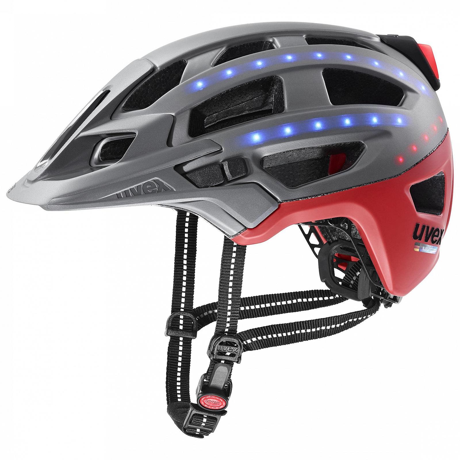 Шлем Uvex Finale 2.0 Light Silver red mat, фото №7